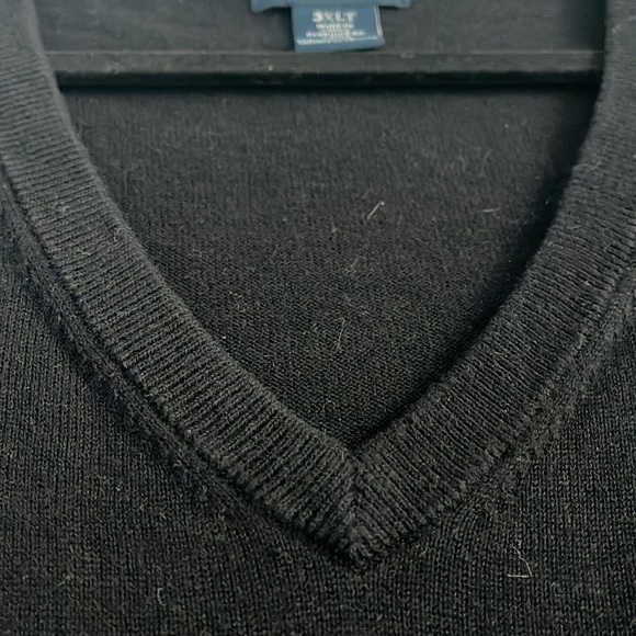 Mens V Neck Sweater 3XLT - Picture 4 of 8